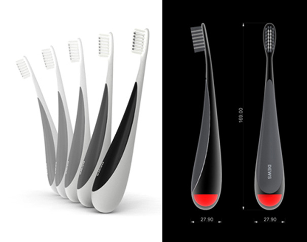 牙刷挺拔高大，带着自豪感插图北京工业设计-工业设计公司