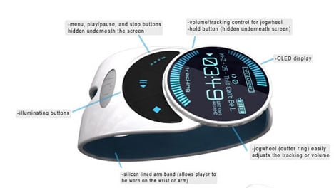 10款独特创意的MP3播放器插图7锦客设计服务-工业设计公司